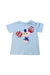 A Blue Short Sleeve T Shirts from Fendi in size 18-24M for girl. (Front View)