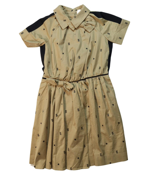 A Multicolour Short Sleeve Dresses from Burberry in size 4T for girl. (Front View)