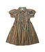 A Multicolour Short Sleeve Dresses from Burberry in size 4T for girl. (Front View)