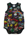 A Multicolour Sleeveless Bodysuits from Hysteric Mini in size 12-18M for boy. (Front View)