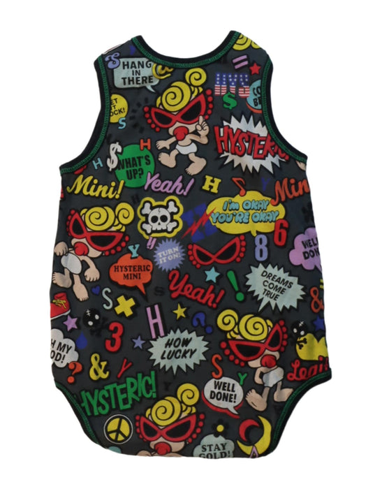 A Multicolour Sleeveless Bodysuits from Hysteric Mini in size 12-18M for boy. (Back View)