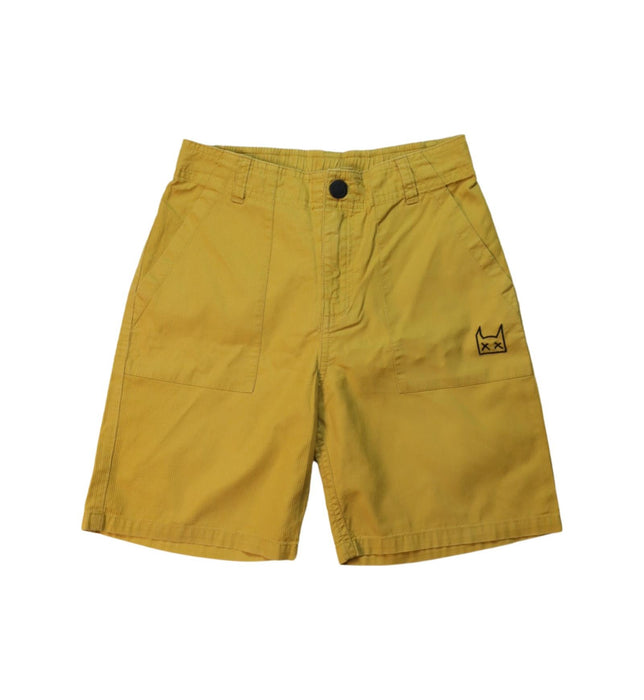 A Yellow Shorts from Munster in size 8Y for boy. (Front View)