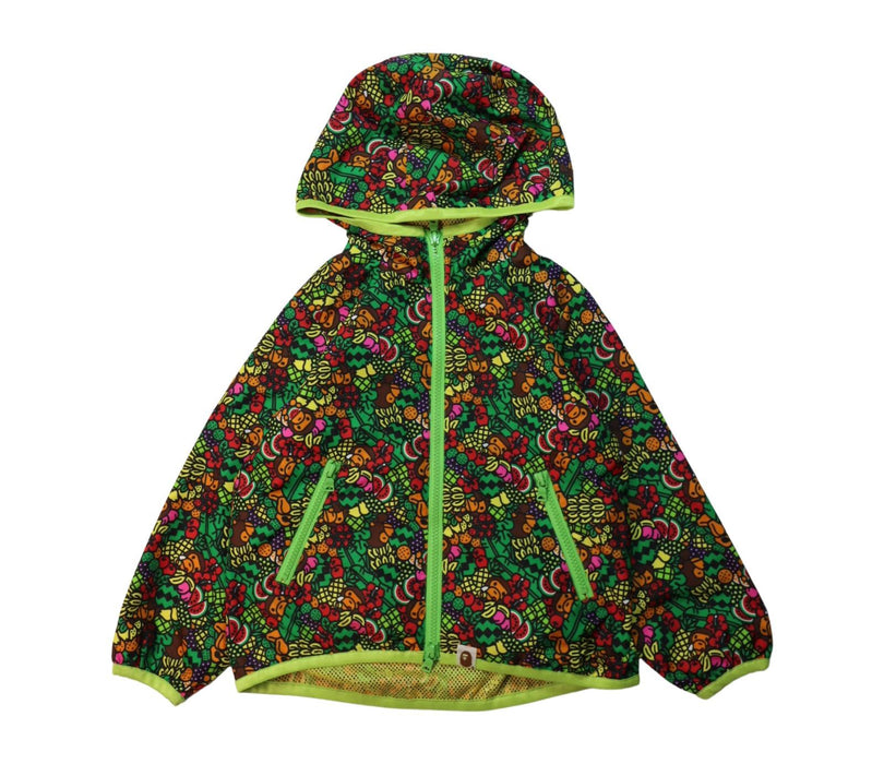 A Multicolour Lightweight Jackets from BAPE KIDS in size 4T for boy. (Front View)