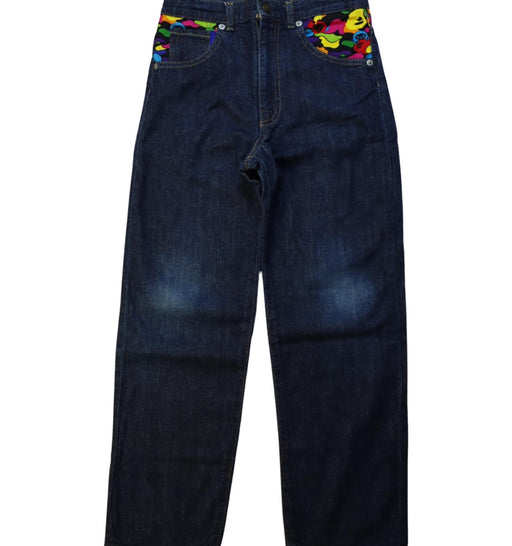 A Multicolour Jeans from BAPE KIDS in size 10Y for boy. (Front View)