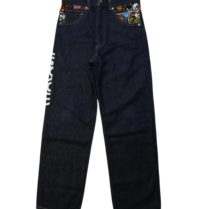 A Multicolour Jeans from BAPE KIDS in size 10Y for boy. (Front View)