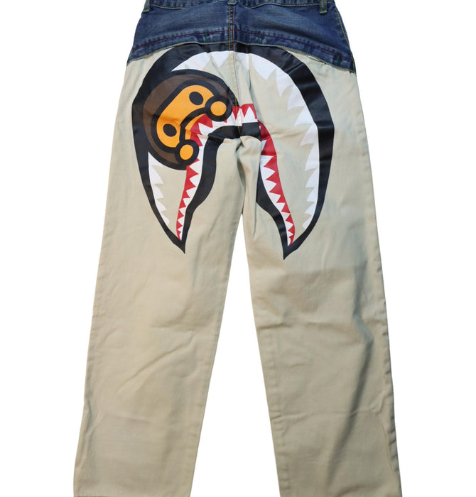 A Multicolour Jeans from BAPE KIDS in size 10Y for boy. (Back View)