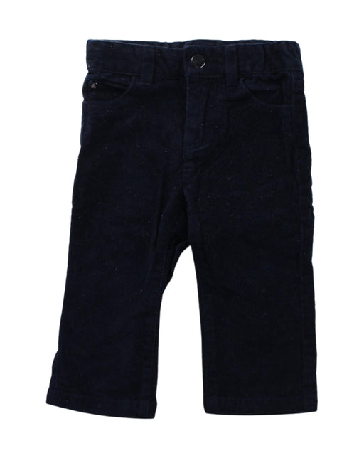 A Blue Casual Pants from Jacadi in size 6-12M for boy. (Front View)