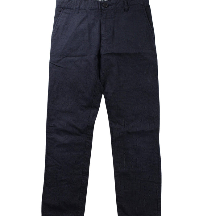 A Blue Casual Pants from Armani in size 8Y for boy. (Front View)