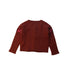 A Red Cardigans from Cyrillus in size 4T for girl. (Back View)