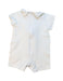 A White Short Sleeve Rompers from Burberry in size 3-6M for neutral. (Back View)