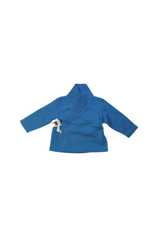 A Blue Pyjama Sets from Bebobio in size 0-3M for boy. (Front View)