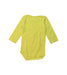 A Yellow Long Sleeve Bodysuits from Les Enfantines in size 3-6M for girl. (Back View)