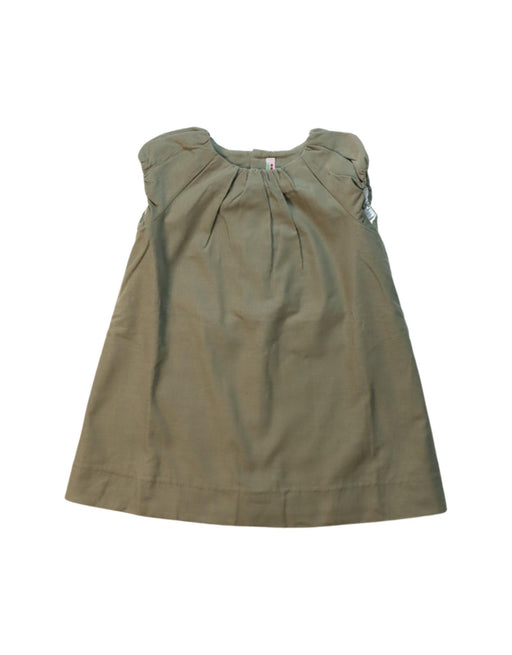 A Green Short Sleeve Dresses from Bonpoint in size 12-18M for girl. (Front View)