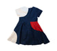 A Multicolour Short Sleeve Dresses from Jacadi in size 6T for girl. (Back View)