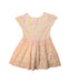 A Multicolour Short Sleeve Dresses from Jacadi in size 5T for girl. (Front View)