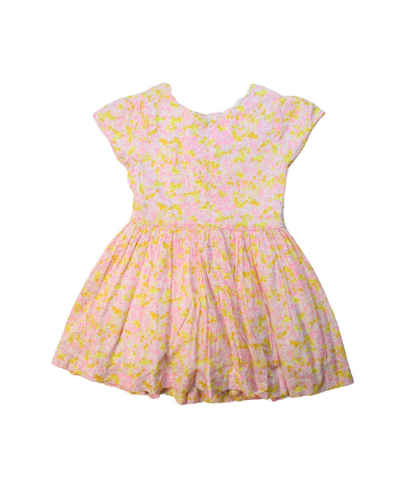 A Multicolour Short Sleeve Dresses from Jacadi in size 5T for girl. (Back View)