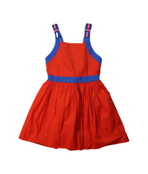 A Multicolour Sleeveless Dresses from Jacadi in size 5T for girl. (Front View)