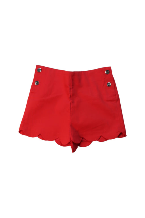 A Red Shorts from Jacadi in size 5T for girl. (Front View)