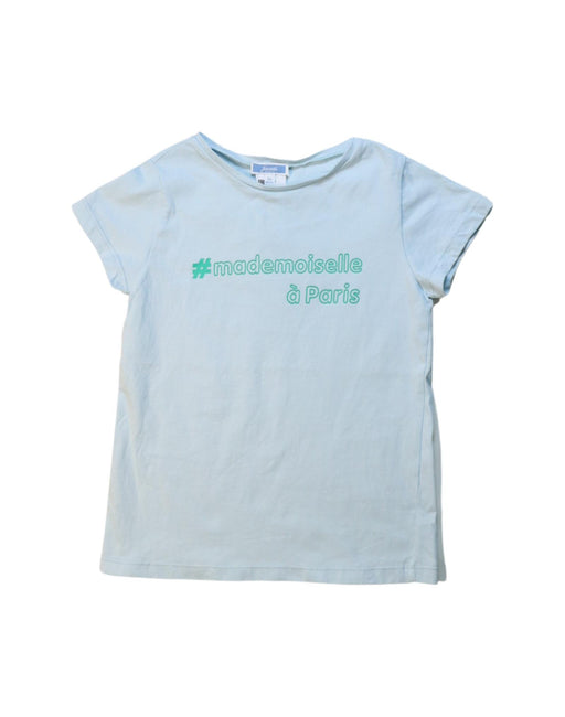 A Blue Short Sleeve T Shirts from Jacadi in size 8Y for girl. (Front View)