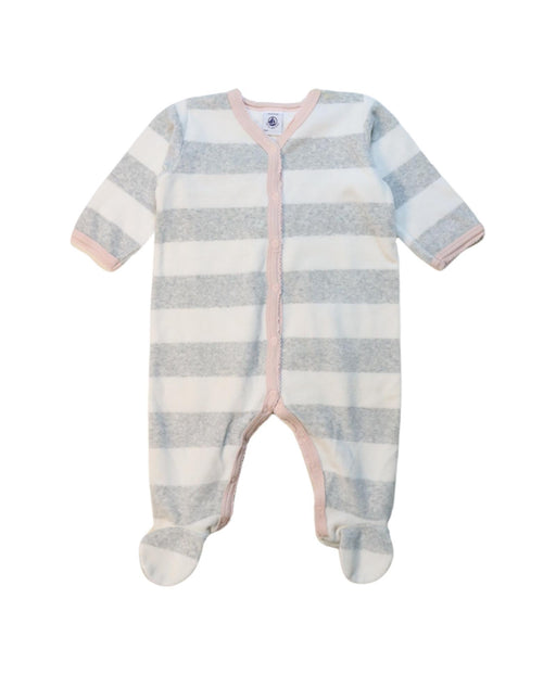 A Multicolour Onesies from Petit Bateau in size 3-6M for neutral. (Front View)