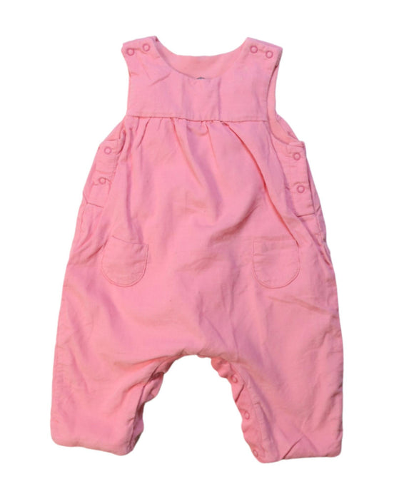 A Pink Sleeveless Jumpsuits from Petit Bateau in size 0-3M for girl. (Front View)