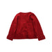 A Red Cardigans from Jacadi in size 6T for girl. (Back View)