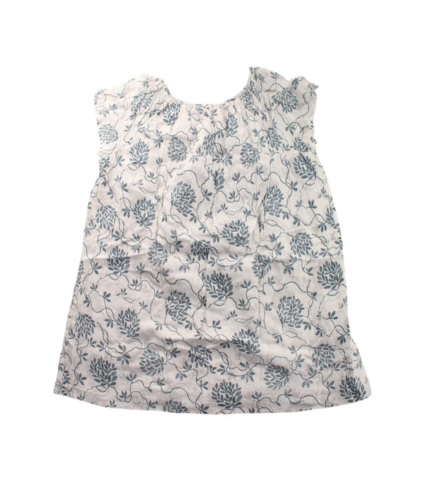 A White Short Sleeve Tops from Bonpoint in size 8Y for girl. (Back View)