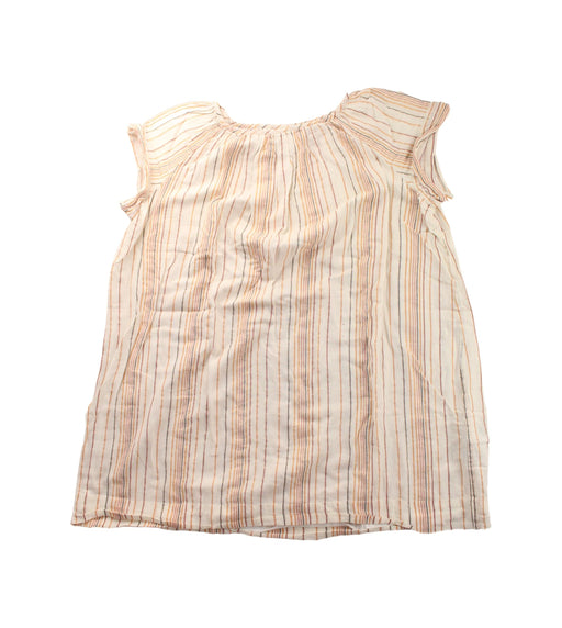 A White Short Sleeve Tops from Bonpoint in size 8Y for girl. (Front View)