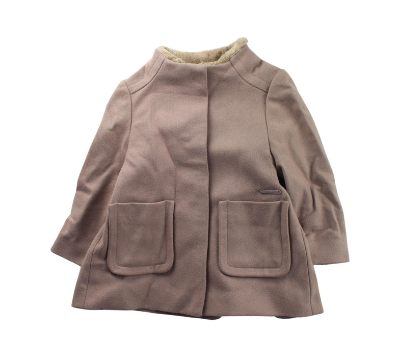 A Beige Coats from Dior in size 4T for girl. (Front View)