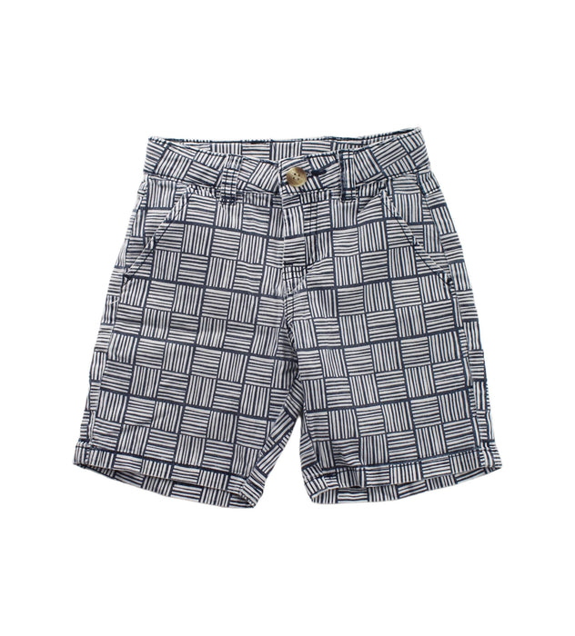 A Blue Shorts from Seed in size 5T for boy. (Front View)
