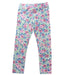 A Blue Leggings from Crewcuts in size 4T for girl. (Front View)