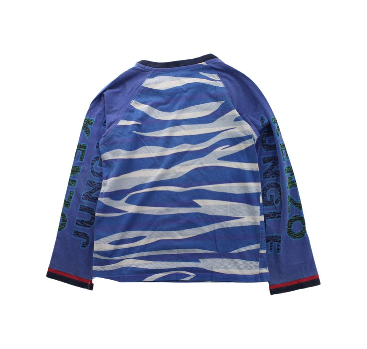 A Blue Long Sleeve T Shirts from Kenzo in size 8Y for boy. (Back View)
