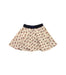 A White Short Skirts from Petit Bateau in size 6T for girl. (Front View)