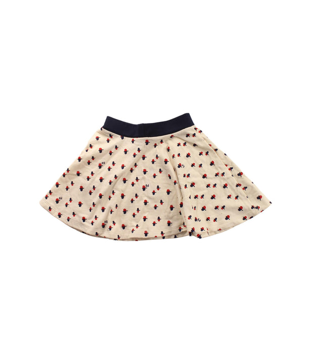 A White Short Skirts from Petit Bateau in size 6T for girl. (Back View)