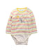 A White Long Sleeve Bodysuits from Frugi in size 12-18M for boy. (Front View)