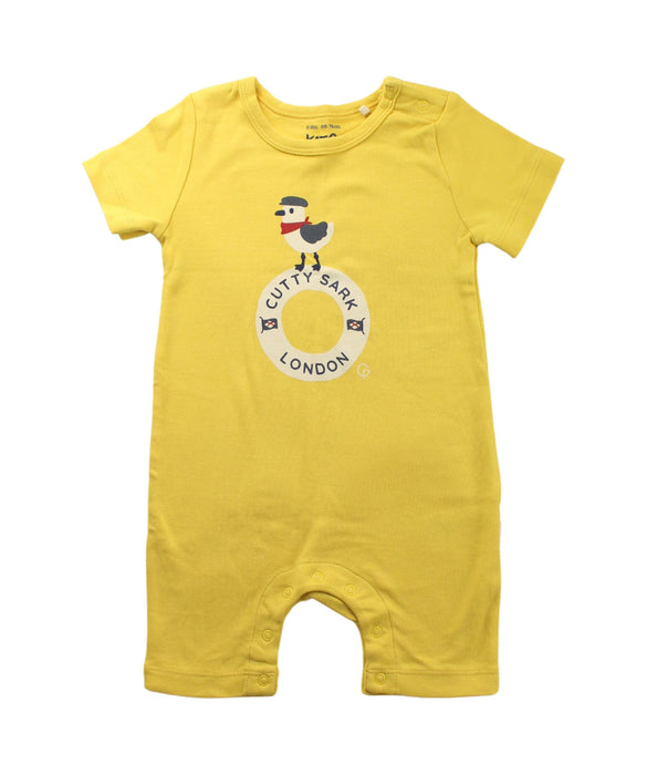 A Yellow Short Sleeve Rompers from Kite in size 3T for boy. (Front View)