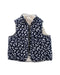 A Blue Outerwear Vests from Seed in size 12-18M for girl. (Front View)