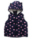 A Blue Outerwear Vests from Seed in size 12-18M for girl. (Front View)