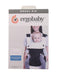 A White Bibs from Ergobaby in size O/S for neutral. (Front View)