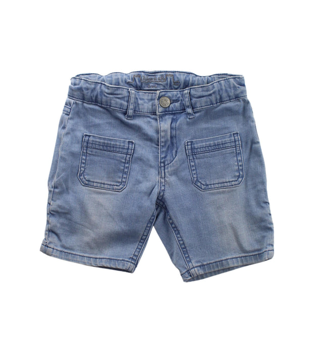 A Blue Shorts from Chateau de Sable in size 8Y for girl. (Front View)