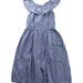 A Blue Sleeveless Dresses from Margherita in size 5T for girl. (Front View)