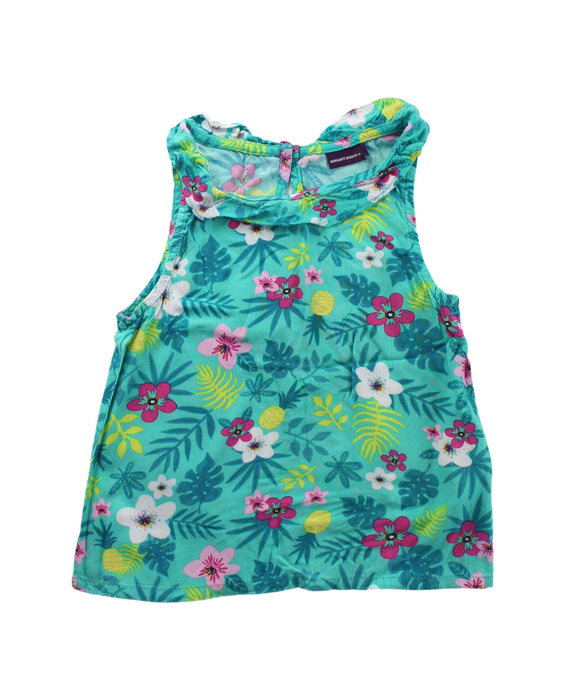 A Green Sleeveless Tops from Sergent Major in size 6T for girl. (Front View)