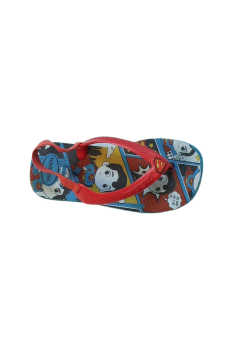 A Multicolour Sandals from Havaianas in size 4T for boy. (Front View)