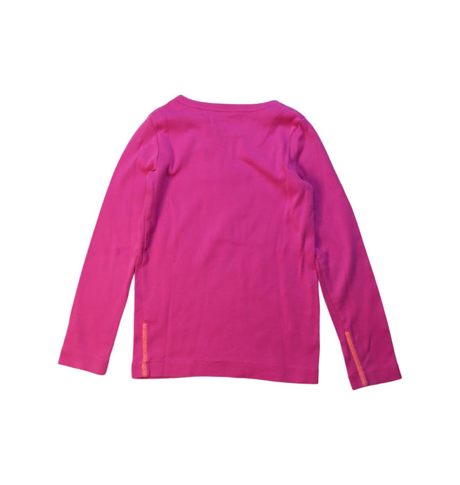 A Pink Long Sleeve T Shirts from Crewcuts in size 6T for girl. (Back View)