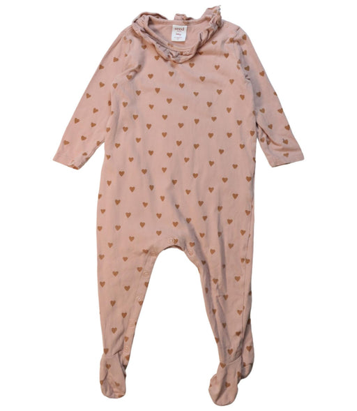 A Pink Onesies from Seed in size 6-12M for girl. (Front View)