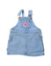 A Blue Overall Dresses from Seed in size 6-12M for girl. (Front View)