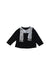 A Black Long Sleeve T Shirts from Comme Ca Ism in size 12-18M for neutral. (Front View)