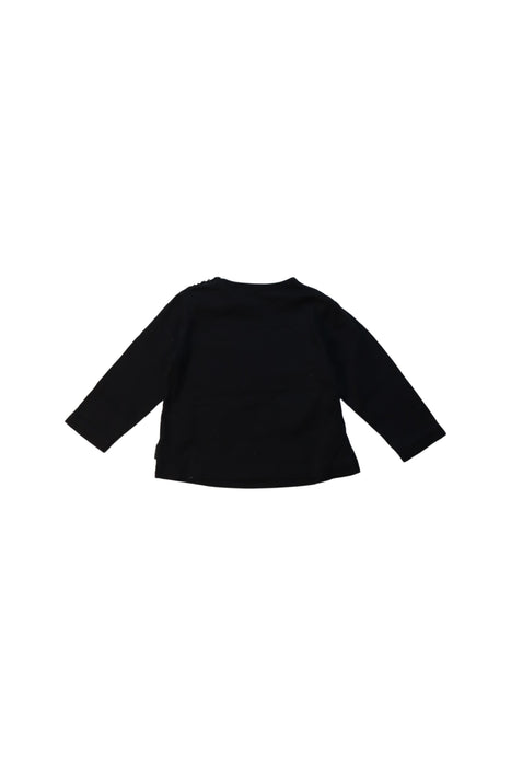 A Black Long Sleeve T Shirts from Comme Ca Ism in size 12-18M for neutral. (Back View)