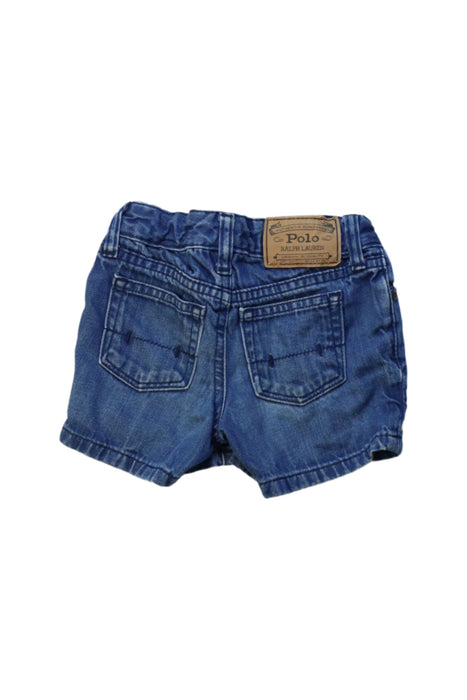 A Blue Shorts from Polo Ralph Lauren in size 3T for girl. (Back View)