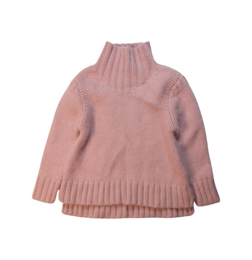 A Pink Knit Sweaters from Bonpoint in size 6T for girl. (Front View)